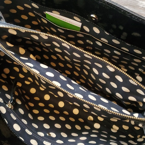 Kate Spade Black Patent Leather Purse - Picture 8 of 14